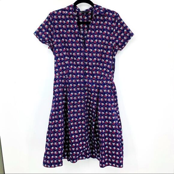 Brooks‎ Brothers 100% Cotton Dress Sz 8 - Picture 1 of 6